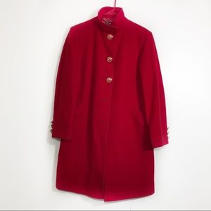 St John Coat Collection Cashmere Wool Coat Sz 4